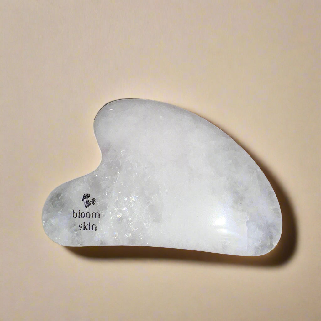 Bloom Skin White Jade Gua Sha