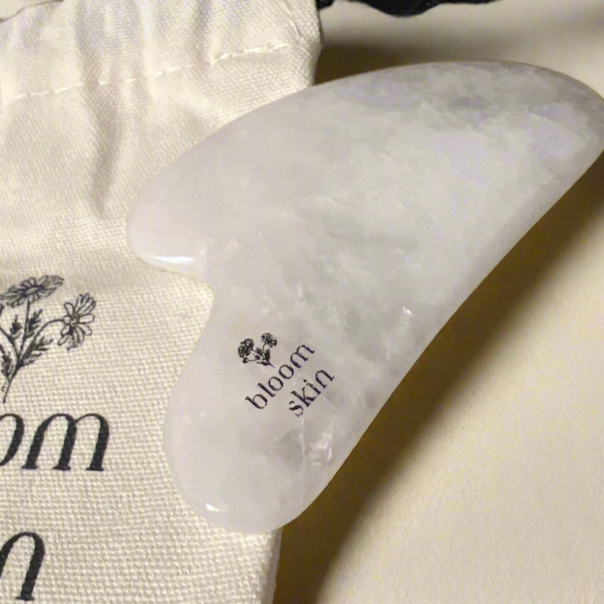 Bloom Skin White Jade Gua Sha