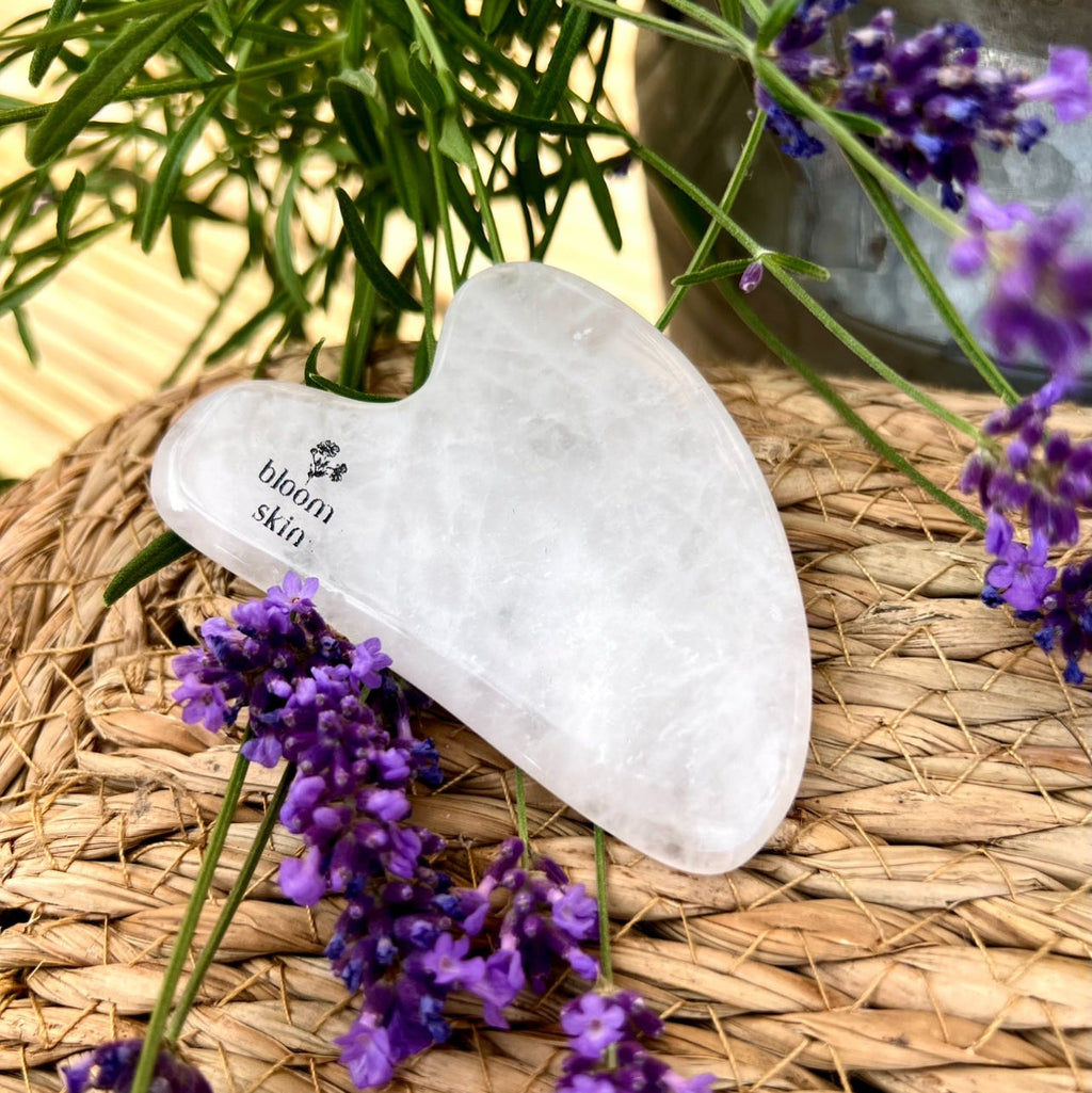 Bloom Skin White Jade Gua Sha