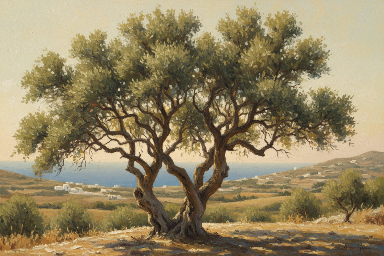 Mastic gum tree in Chios